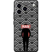 Чорний чохол BoxFace ZTE Blade A76 4G Man Pattern