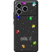 Чорний чохол BoxFace ZTE Blade A76 4G Among Us Invisible