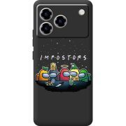 Чорний чохол BoxFace ZTE Blade A76 4G Among Us Impostors