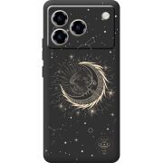 Чорний чохол BoxFace ZTE Blade A76 4G Moon