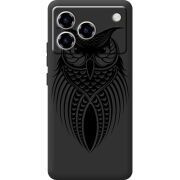 Чорний чохол BoxFace ZTE Blade A76 4G Owl