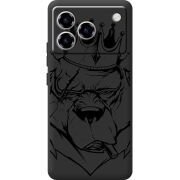 Чорний чохол BoxFace ZTE Blade A76 4G Bear King