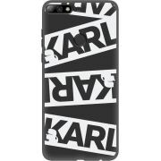 Черный чехол Uprint Huawei Y7 Prime 2018 / Honor 7C Pro White Karl