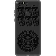 Черный чехол Uprint Huawei Y7 Prime 2018 / Honor 7C Pro Black Coffee