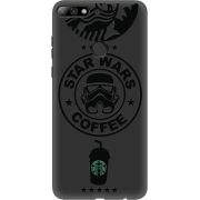 Черный чехол Uprint Huawei Y7 Prime 2018 / Honor 7C Pro Dark Coffee