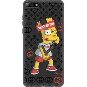 Черный чехол Uprint Huawei Y7 Prime 2018 / Honor 7C Pro Yellow Fun