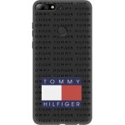 Черный чехол Uprint Huawei Y7 Prime 2018 / Honor 7C Pro Tommy Print