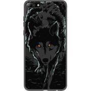 Черный чехол Uprint Huawei Y7 Prime 2018 / Honor 7C Pro Wolf