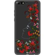 Черный чехол Uprint Huawei Y7 Prime 2018 / Honor 7C Pro 3D Ukrainian Muse