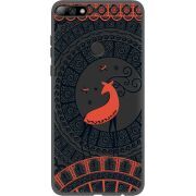 Черный чехол Uprint Huawei Y7 Prime 2018 / Honor 7C Pro Ornament