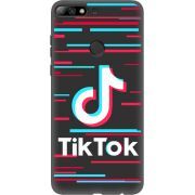 Черный чехол Uprint Huawei Y7 Prime 2018 / Honor 7C Pro Tik Tok