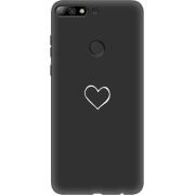 Черный чехол Uprint Huawei Y7 Prime 2018 / Honor 7C Pro My Heart