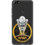 Черный чехол Uprint Huawei Y7 Prime 2018 / Honor 7C Pro NASA Spaceship