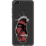 Черный чехол Uprint Huawei Y7 Prime 2018 / Honor 7C Pro Нападение на Титана