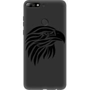 Черный чехол Uprint Huawei Y7 Prime 2018 / Honor 7C Pro Eagle