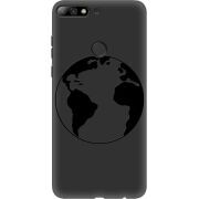 Черный чехол Uprint Huawei Y7 Prime 2018 / Honor 7C Pro Earth