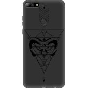 Черный чехол Uprint Huawei Y7 Prime 2018 / Honor 7C Pro 