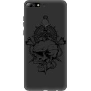 Черный чехол Uprint Huawei Y7 Prime 2018 / Honor 7C Pro 