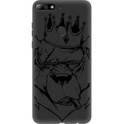 Черный чехол Uprint Huawei Y7 Prime 2018 / Honor 7C Pro Bear King