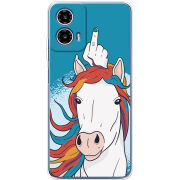 Чохол BoxFace Motorola Moto G35 Fuck Unicorn