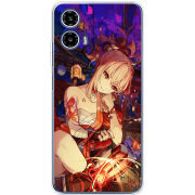 Чохол BoxFace Motorola Moto G35 Genshin Ёимия с огоньком