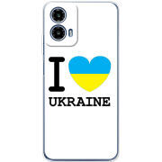 Чохол BoxFace Motorola Moto G35 I love Ukraine