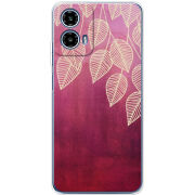 Чохол BoxFace Motorola Moto G35 Gold Leaves