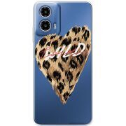 Прозорий чохол BoxFace Motorola Moto G35 Wild Love
