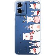 Прозорий чохол BoxFace Motorola Moto G35 The Friendly Beasts