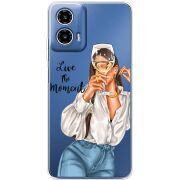 Прозорий чохол BoxFace Motorola Moto G35 Live The Moment