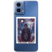 Прозорий чохол BoxFace Motorola Moto G35 Stranger Things