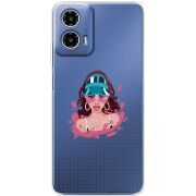 Прозорий чохол BoxFace Motorola Moto G35 Selena Gomez