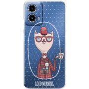 Прозорий чохол BoxFace Motorola Moto G35 Good Morning