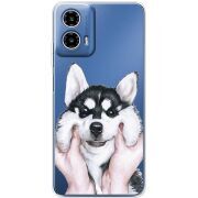 Прозорий чохол BoxFace Motorola Moto G35 Husky