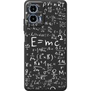 Чорний чохол BoxFace Motorola Moto G35 E=mc2