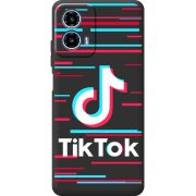 Чорний чохол BoxFace Motorola Moto G35 Tik Tok