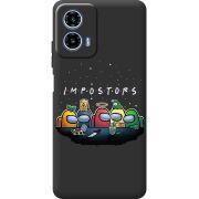 Чорний чохол BoxFace Motorola Moto G35 Among Us Impostors