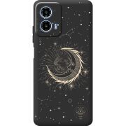 Чорний чохол BoxFace Motorola Moto G35 Moon