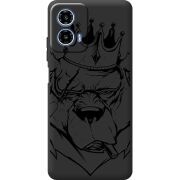 Чорний чохол BoxFace Motorola Moto G35 Bear King