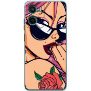 Чохол BoxFace Motorola G06 Power Pink Girl