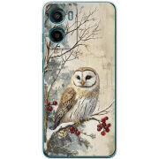 Чохол BoxFace Motorola G06 Power Christmas Owl