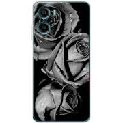 Чохол BoxFace Motorola G06 Power Black and White Roses