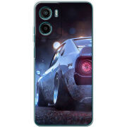 Чохол BoxFace Motorola G06 Power Silver Car