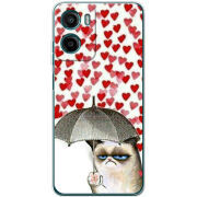 Чохол BoxFace Motorola G06 Power Raining Hearts