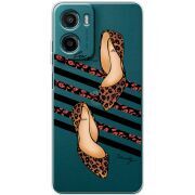 Прозорий чохол BoxFace Motorola G06 Power Love Beauty