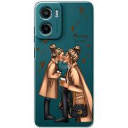 Прозорий чохол BoxFace Motorola G06 Power Mommy Is My BFF