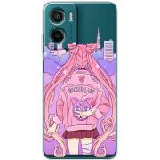 Прозорий чохол BoxFace Motorola G06 Power Wiked Lady