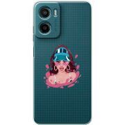 Прозорий чохол BoxFace Motorola G06 Power Selena Gomez