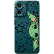 Прозорий чохол BoxFace Motorola G06 Power Baby Yoda