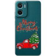 Прозорий чохол BoxFace Motorola G06 Power Holiday Car
